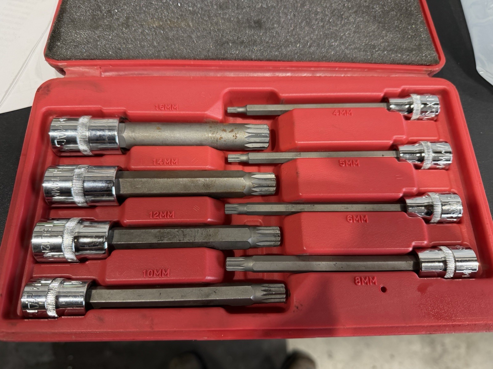 MAC Tools 8-pc Long Metric Triple Square Driver Set, SXVMTSL8B