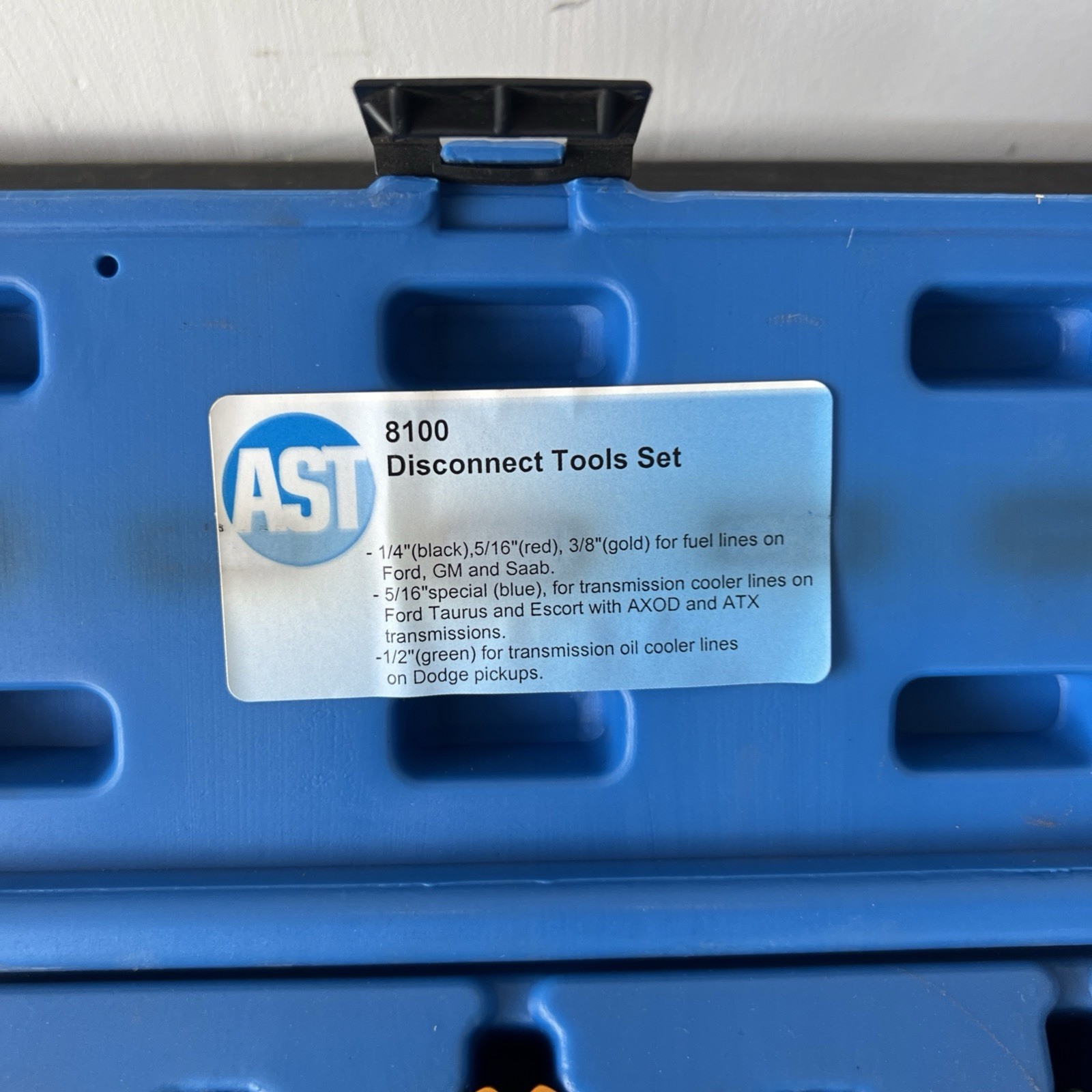 AST 5 Piece Line Disconnect Set # 8100