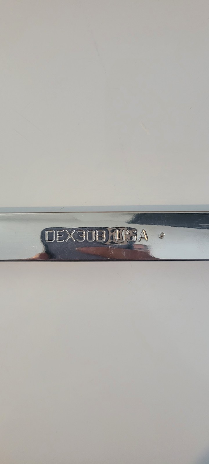 Snap-on Tools USA Like New 15/16″ SAE Standard Length 12PT Chrome Wrench OEX30B