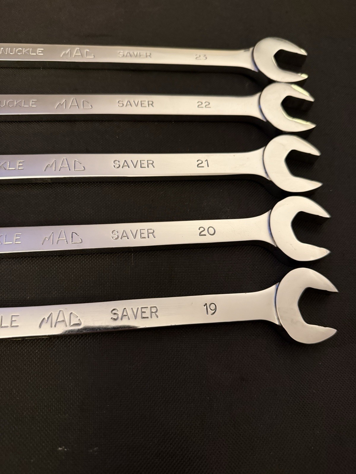 Mac Tools 5 Piece Metric Knuckle Saver Wrench Set 19-23 M23CLKS M22CLKS M21CLKS