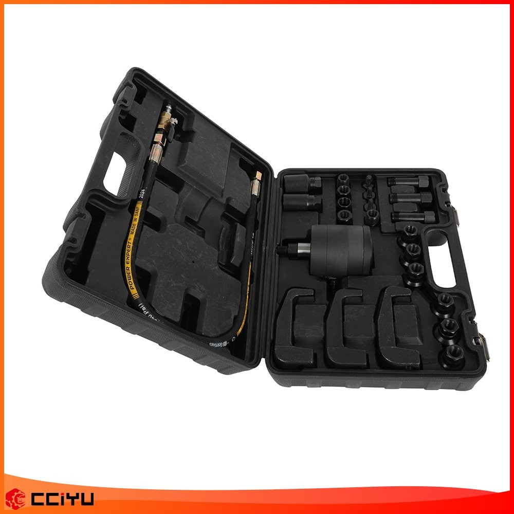 24PCS Pneumatic Puller Set Extractor Tool Kit fit for Diesel Injectors Removal