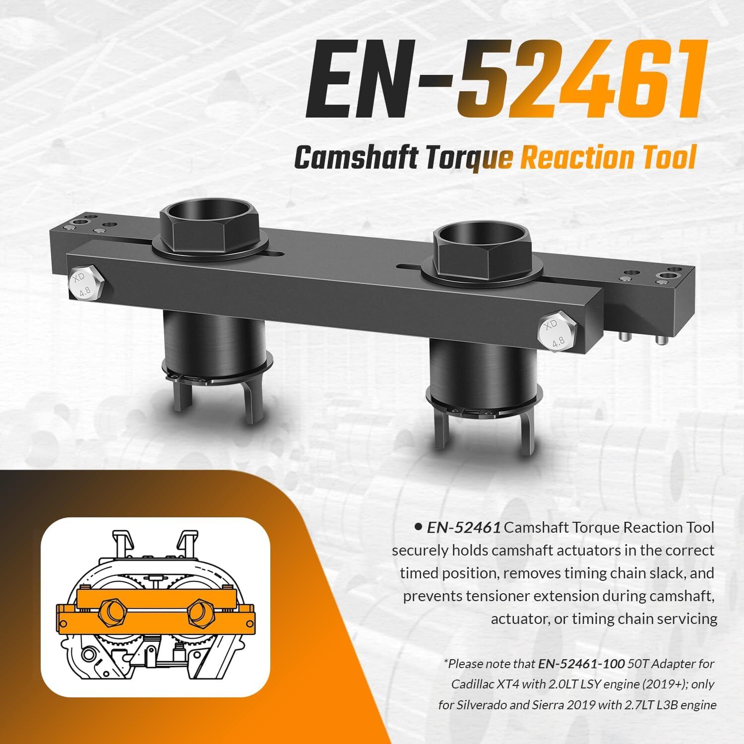 Engine Camshaft Timing Tool EN-52461 for Cadillac XT4 2.0LT LSY & Chevy 2.7L L3B