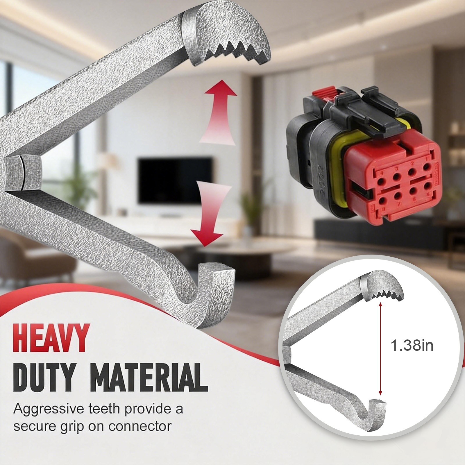 Electrical Disconnect Pliers Connector Separator Terminal Plug Removal Tool Kit