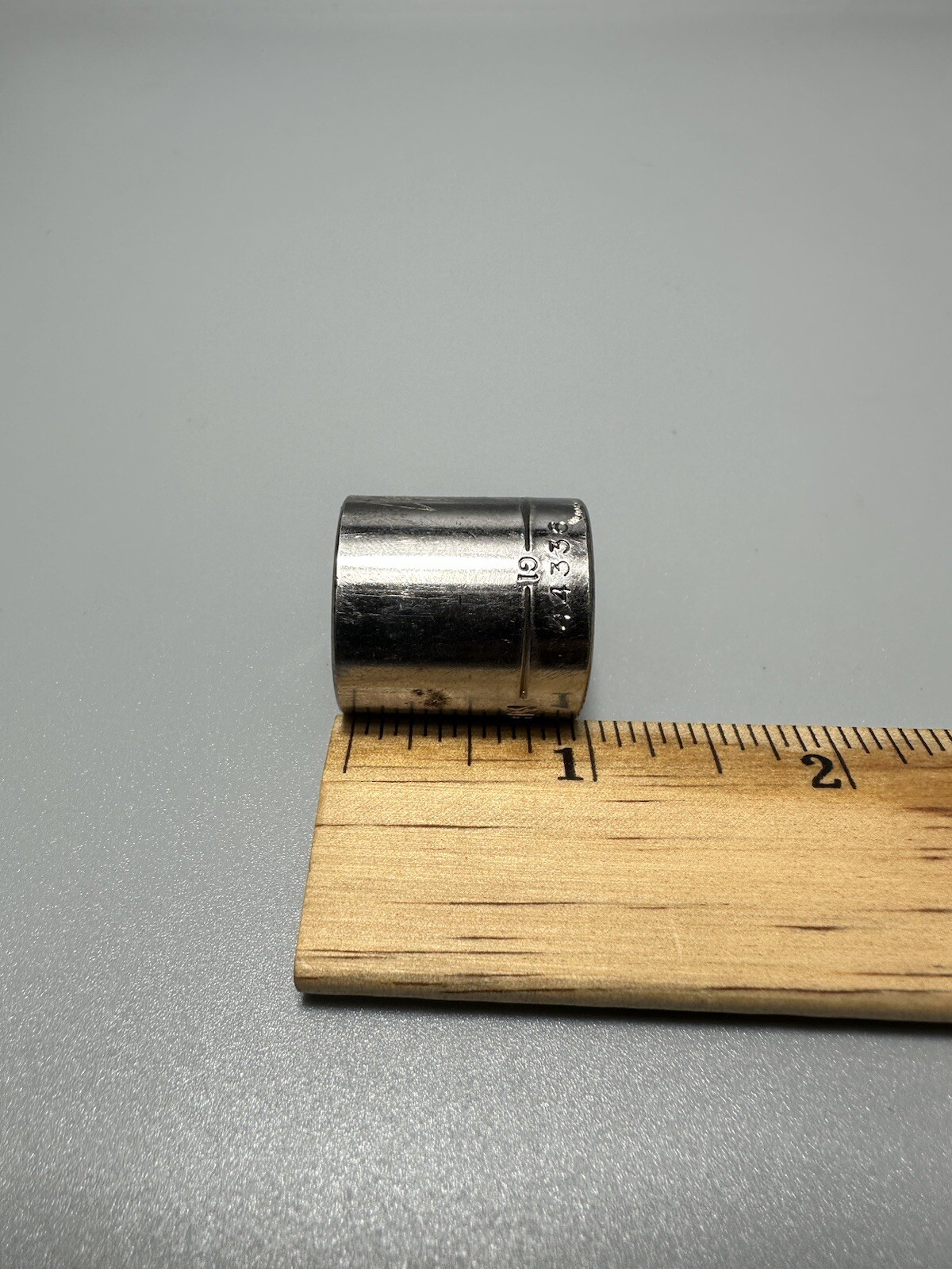 Vintage Craftsman 11/16″ Shallow Socket 3/8″ Drive Model G1 44336 USA 12 Point