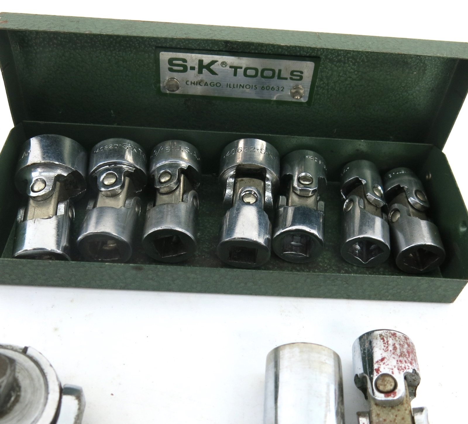 Lot Of 26 Various SK Tools Ratchets Combination Wrenches Socket Accessories