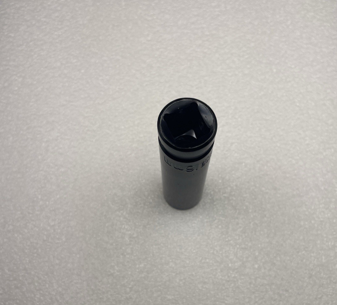 Quality 1/2 Inch Drive x 16 MM 6 Point Deep Impact Socket Thin Wall