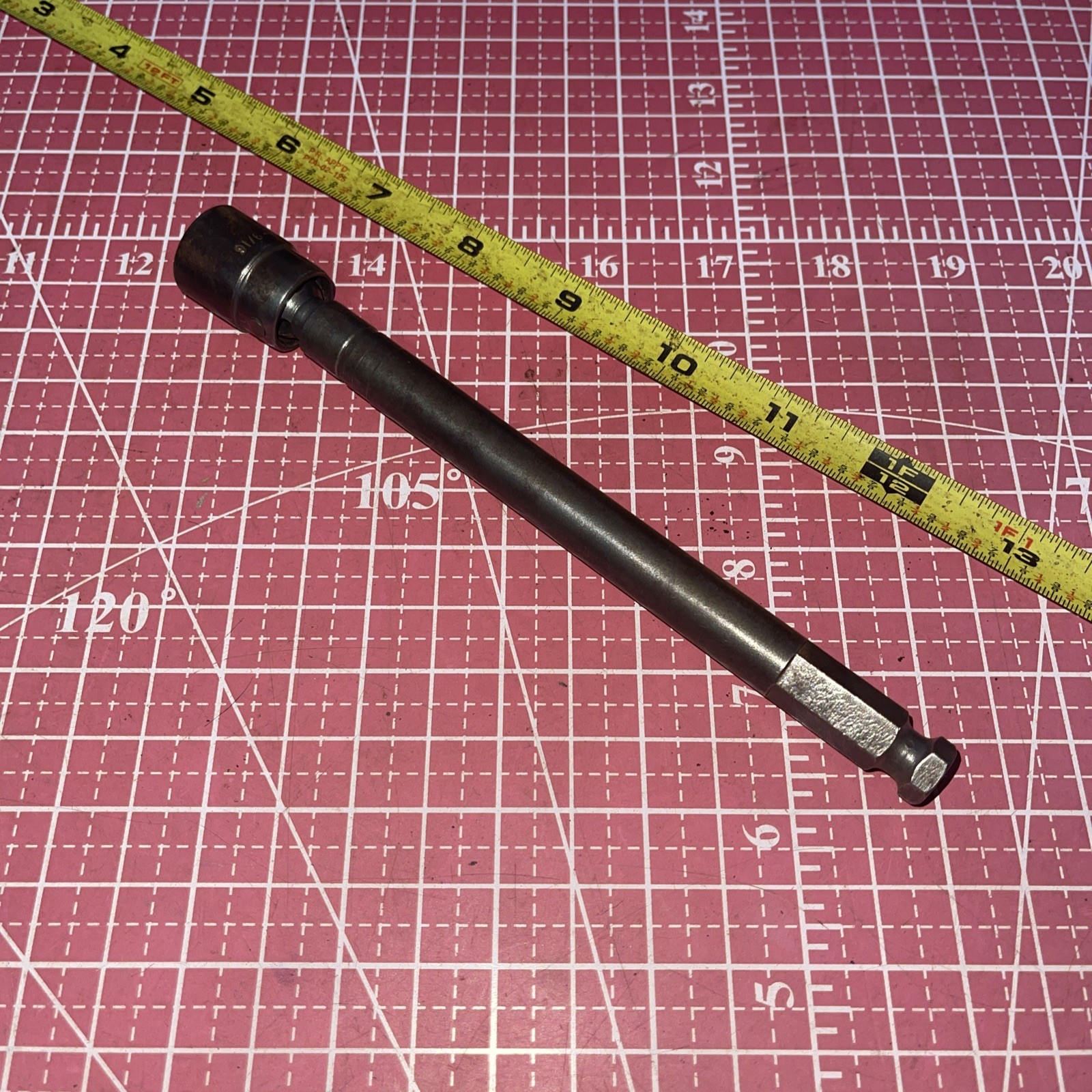 Apex USA Hex 7/16 Power Drive 9/16 In SAE Wobble Extension Socket 7/16” 9/16”