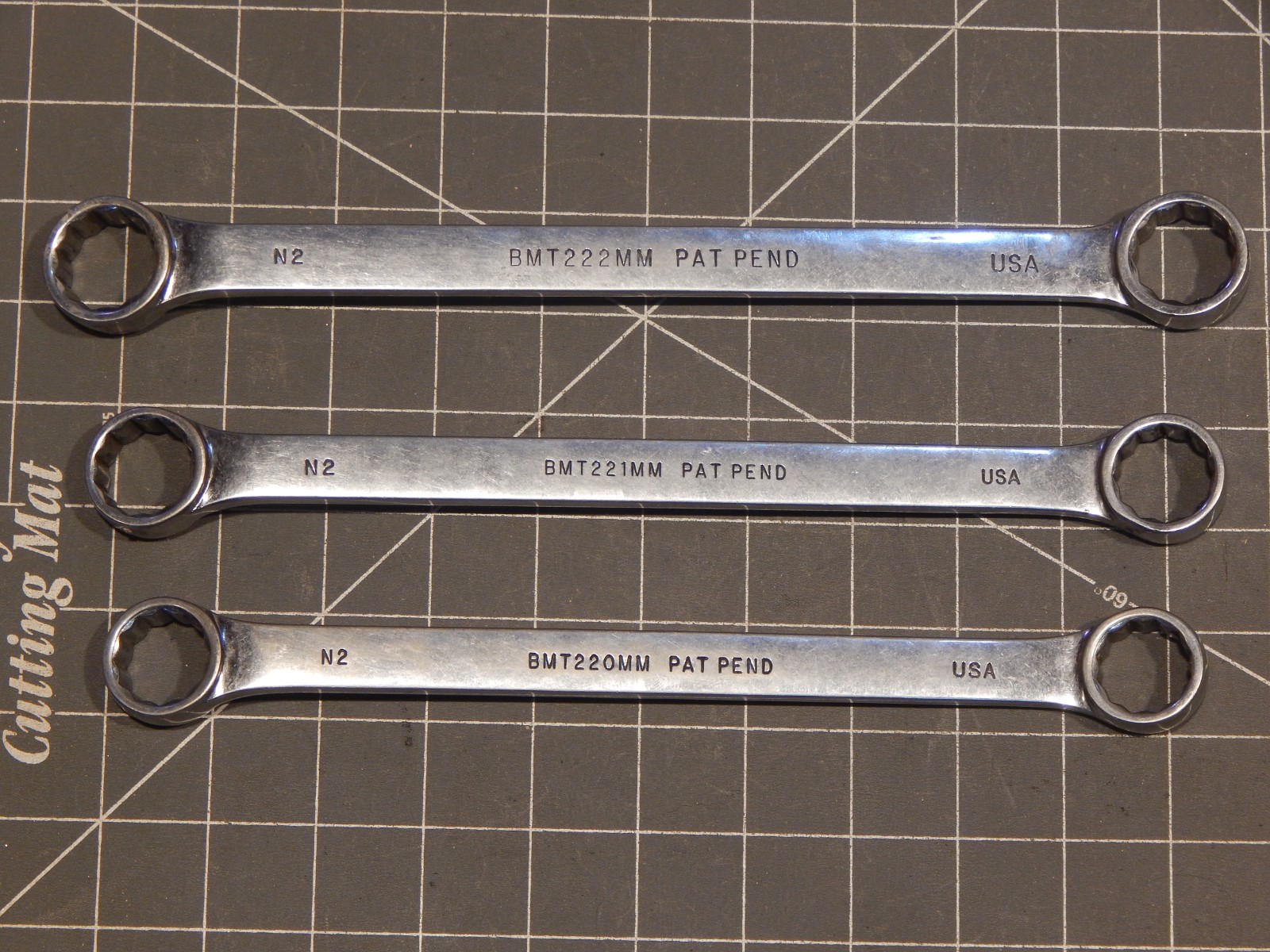 Mac Micro Turn Double Box Wrench 20MM 21MM 22MM BMT220MM BMT221MM BMT222MM 12Pt