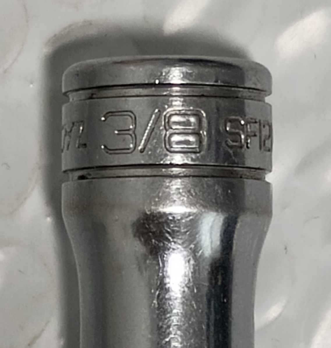 SNAP ON SF121, 3/8″ DRIVE, 3/8″ SOCKET, 2″ DEEP/HIGH, 12 POINT.