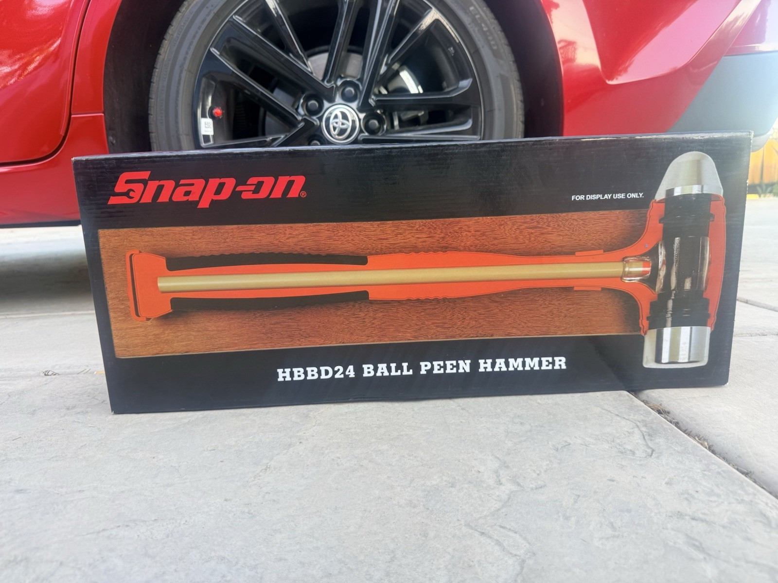 Snap-On Tools HBBD24 Ball Peen Hammer Display And Stand