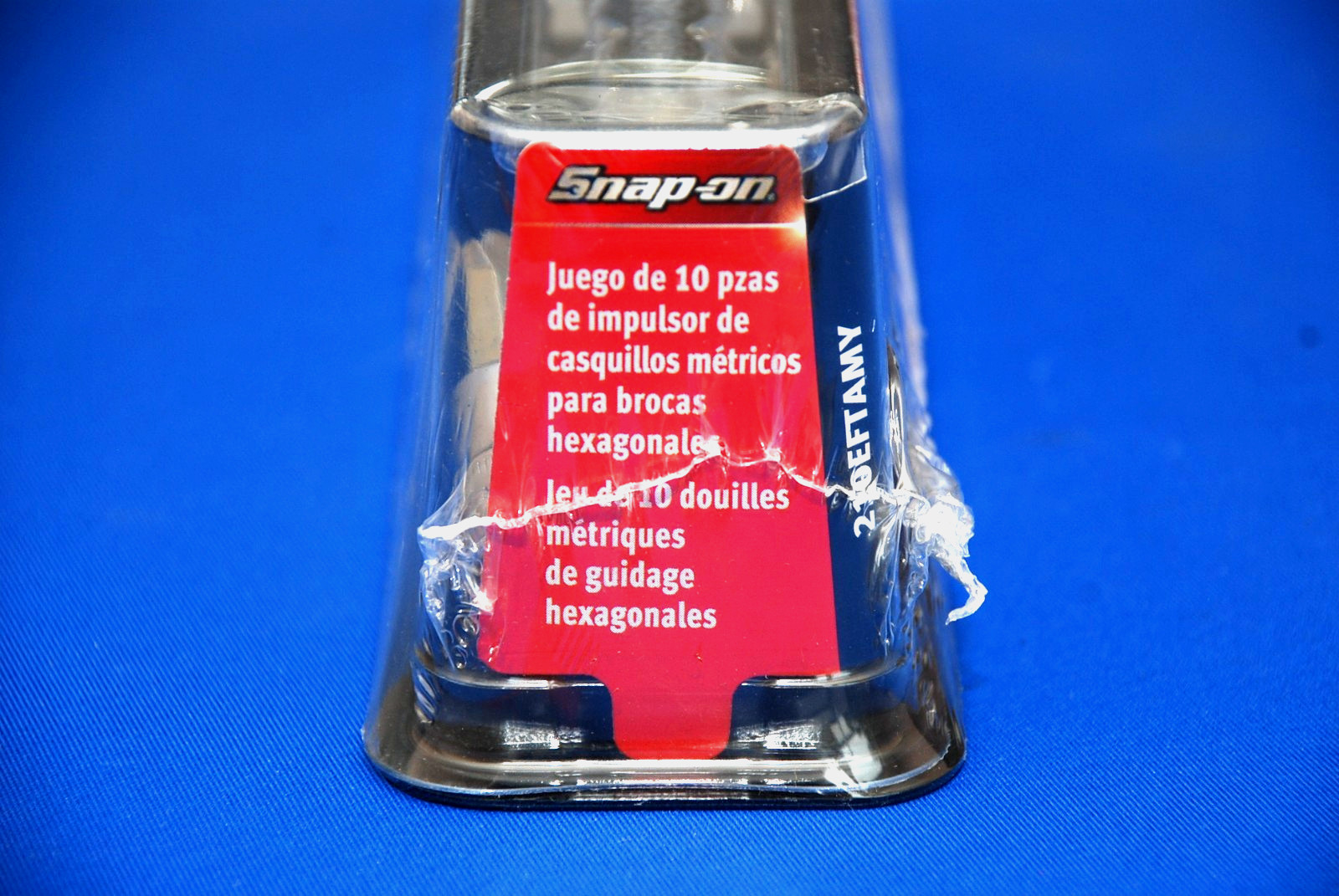 Snap-On NEW 10 Piece Metric Standard Hex Bit Socket Set 2-10 mm 210EFTAMY