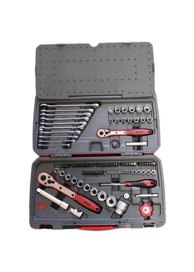 Teng Tools Mecca Pro TMX098 Tool Set 98 Pieces 1/4″ 3/8″ 1/2″ Drive Socket set