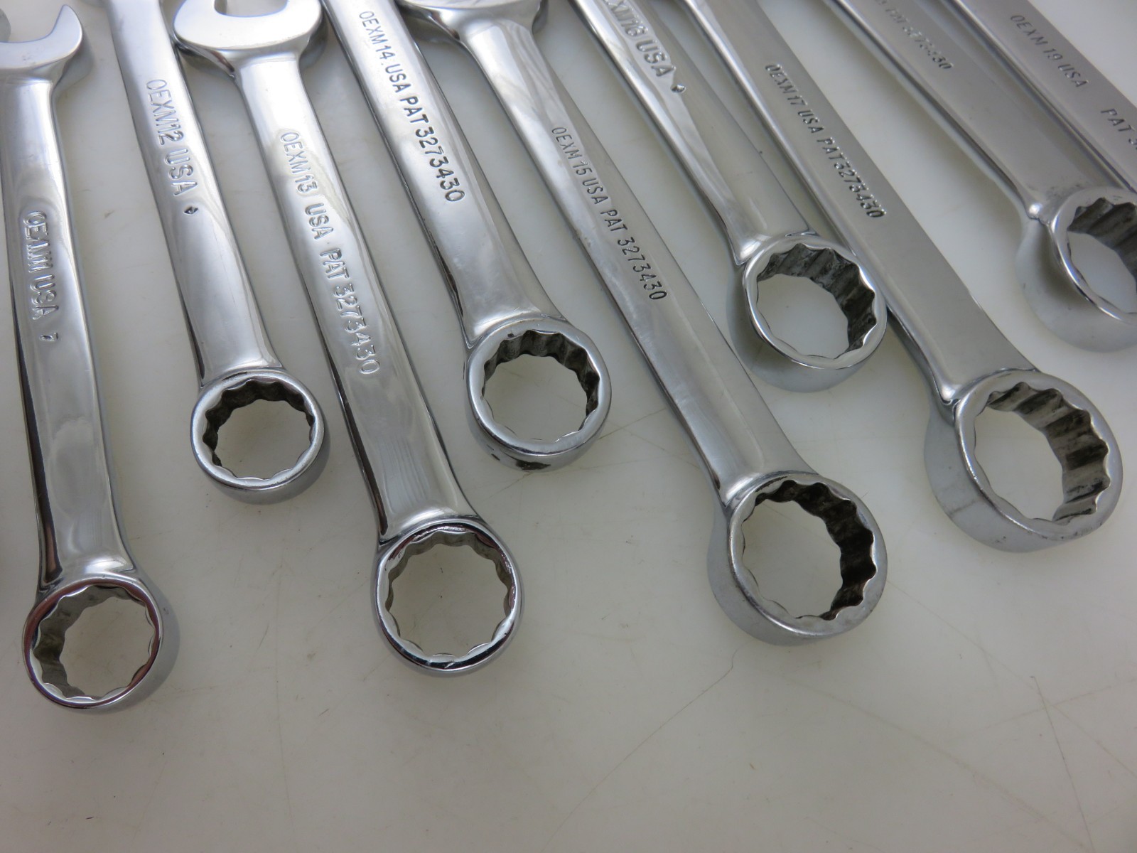 Snap-On OEXM SHORT Metric Combination Wrench 6mm-18mm 14pc Set Vintage USA