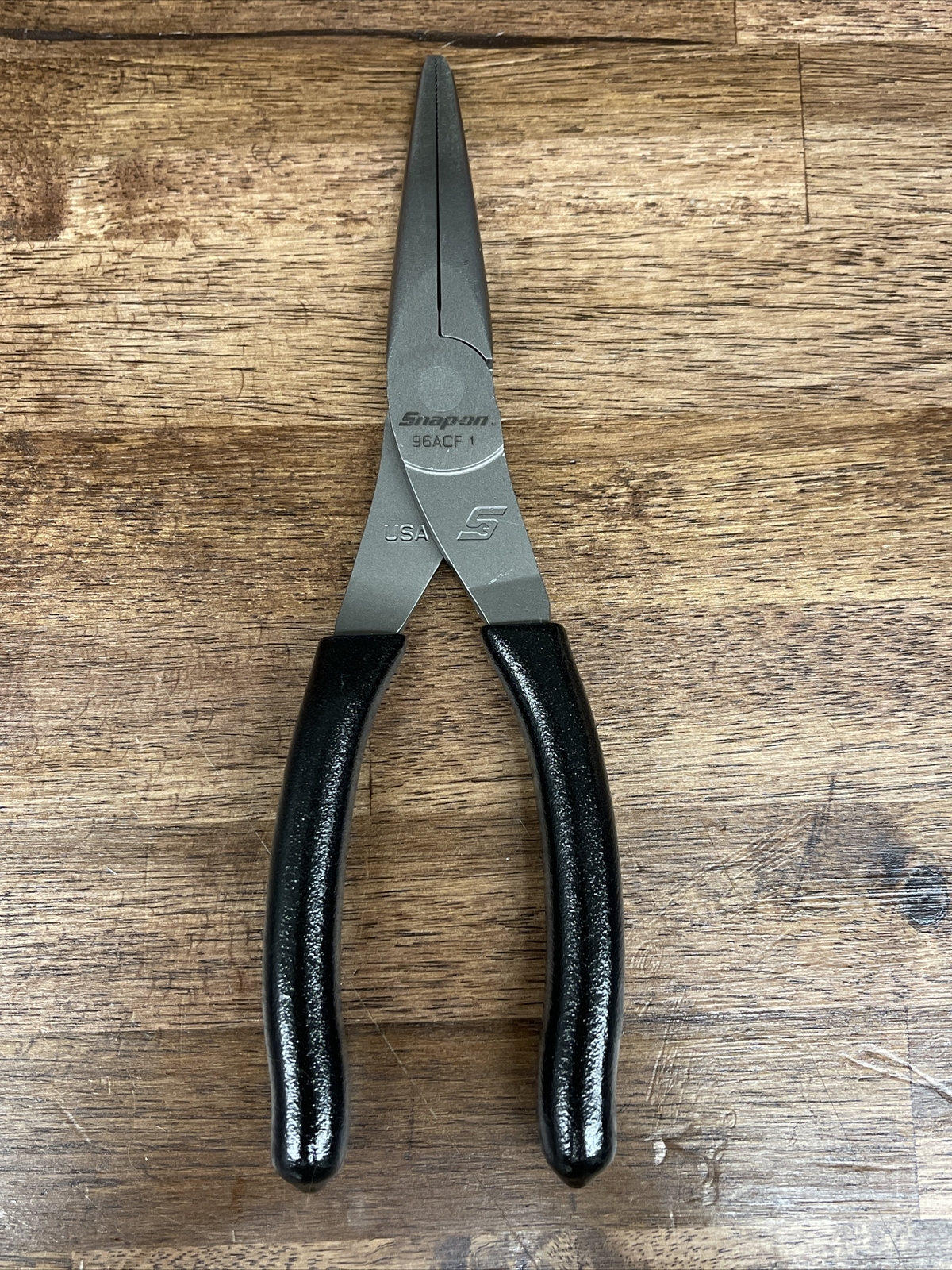 *NEW* Snap On 96ACF – 8″ Talon Grip™ BLACK NEEDLE Nose Pliers FREE SHIPPING