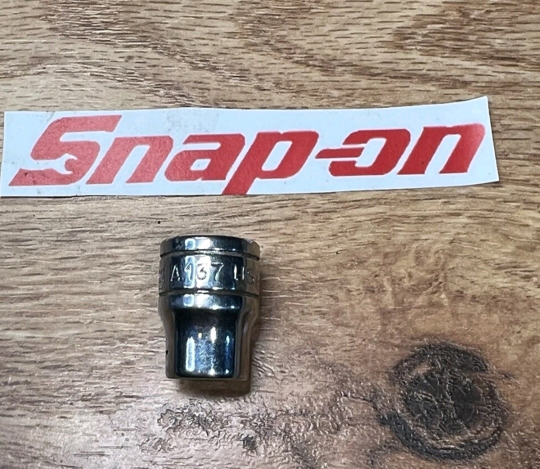 Snap-On USA 3/8″ Drive Shock Absorber Socket A137 Ultrasonic Cleaned