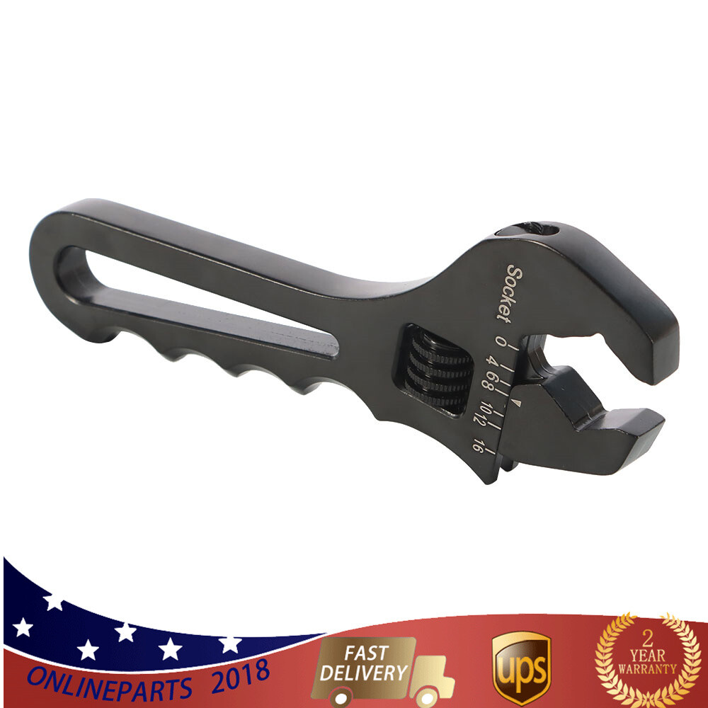3AN-16AN Adjustable An Fitting Wrench Aluminum For An Hose Adapters Ends Spanner