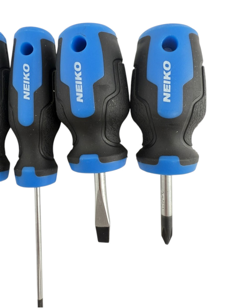 10pc Neiko NEW Magnetic Tip Non Slip Phillips & Flathead Screwdrivers Set 01378A