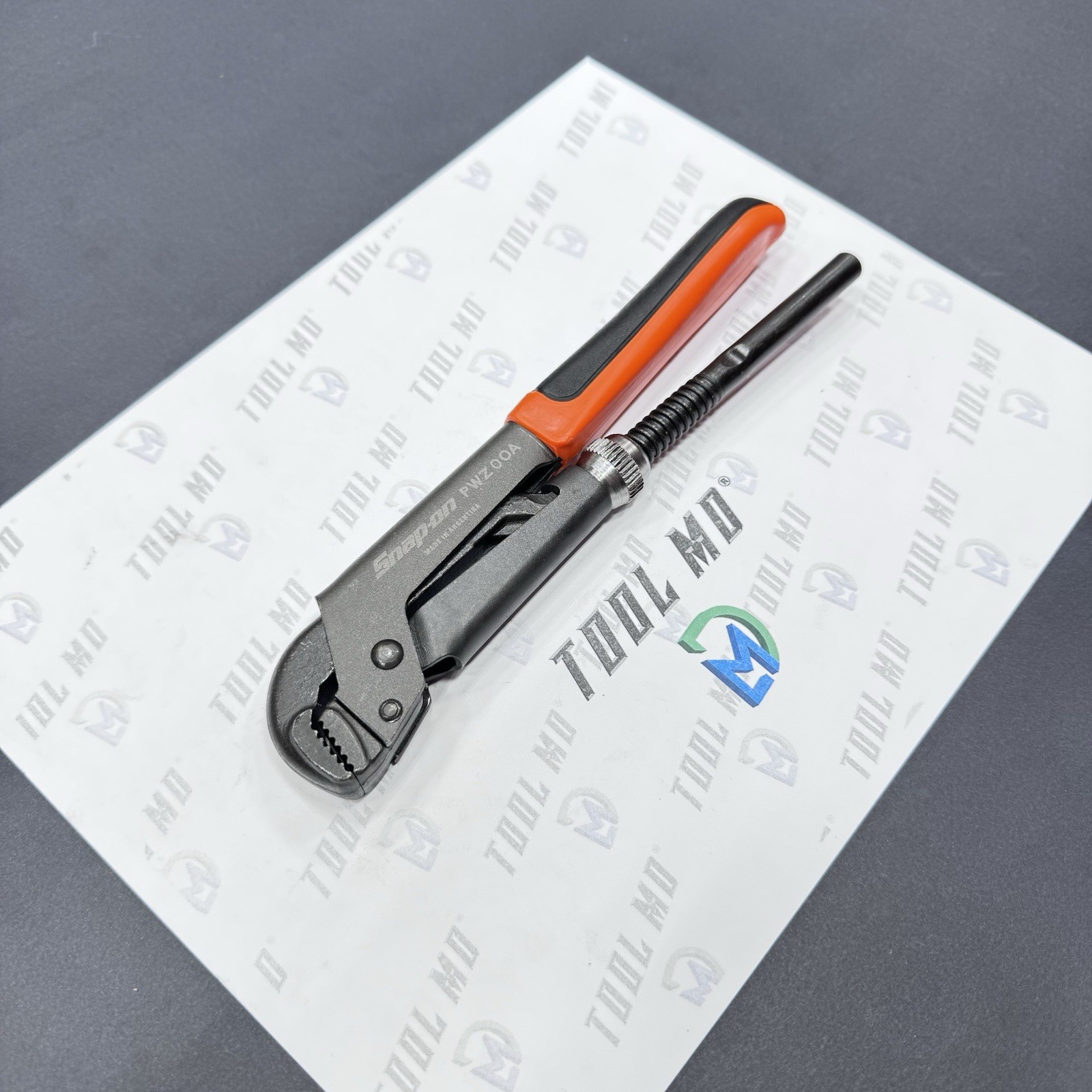 Snap-on Tools NEW ORANGE 8-3/16″ Soft Grip Quick Adjust Pliers Wrench PWZ0OA