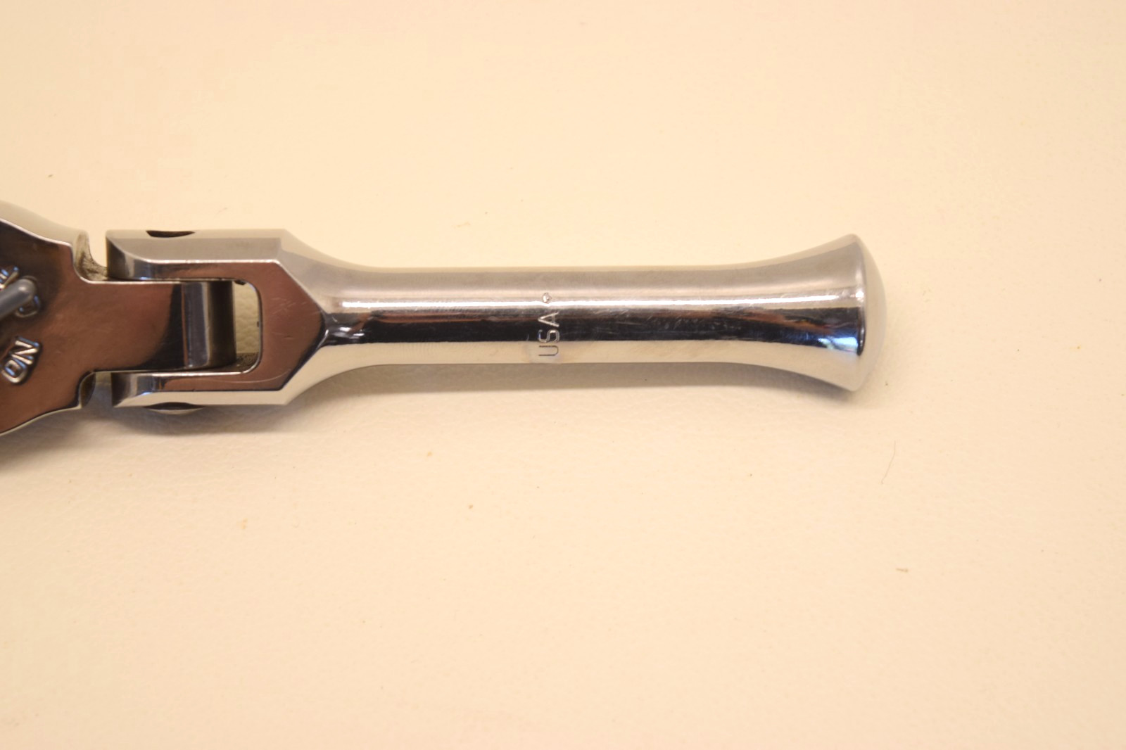 Snap-On 1/2 Drive SKF80A USA Stubby Handle Flex Head Ratchet – USED