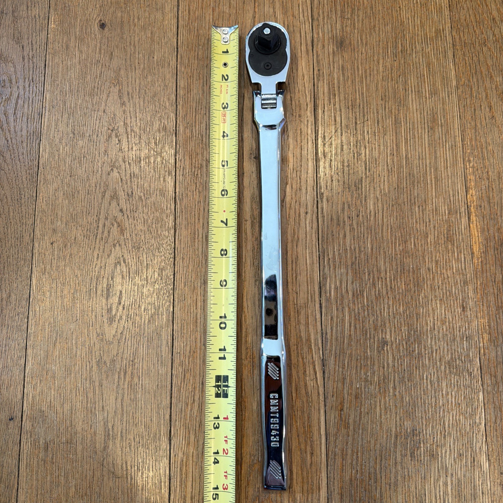 CRAFTSMAN 1/2″ Drive Flex Head Ratchet Long Handle CMMT99430 Push Button 15” Lon
