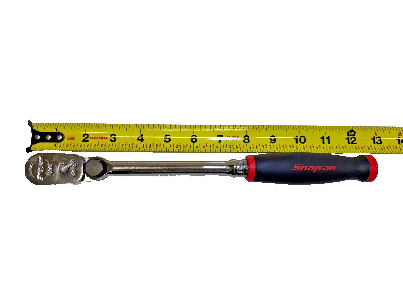 Snap-on Tools RED 3/8″ Soft Grip Long Multi-Position Ratchet FHL80MP USA NEW
