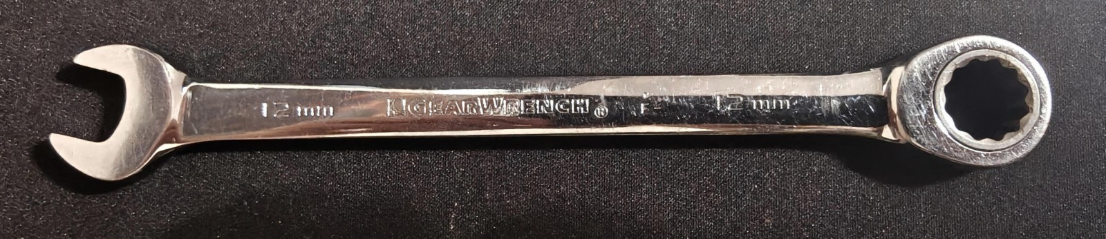 12mm Ratcheting wrench GearWrench 6 11/16 Inches Long GREAT CONDITION!