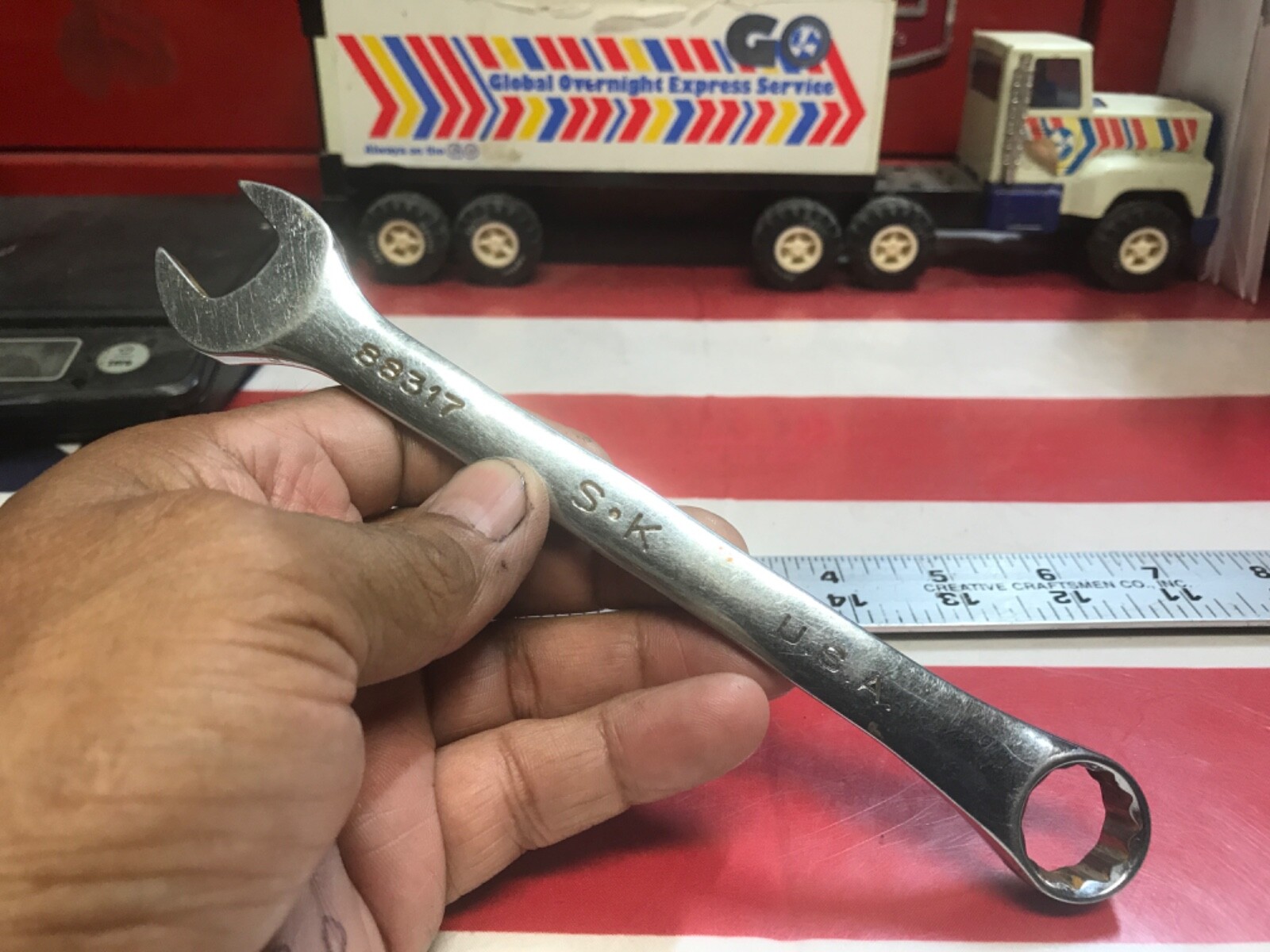 SK tools wrench 17mm 88317 USA 🇺🇸 NICE 👍 1B1B