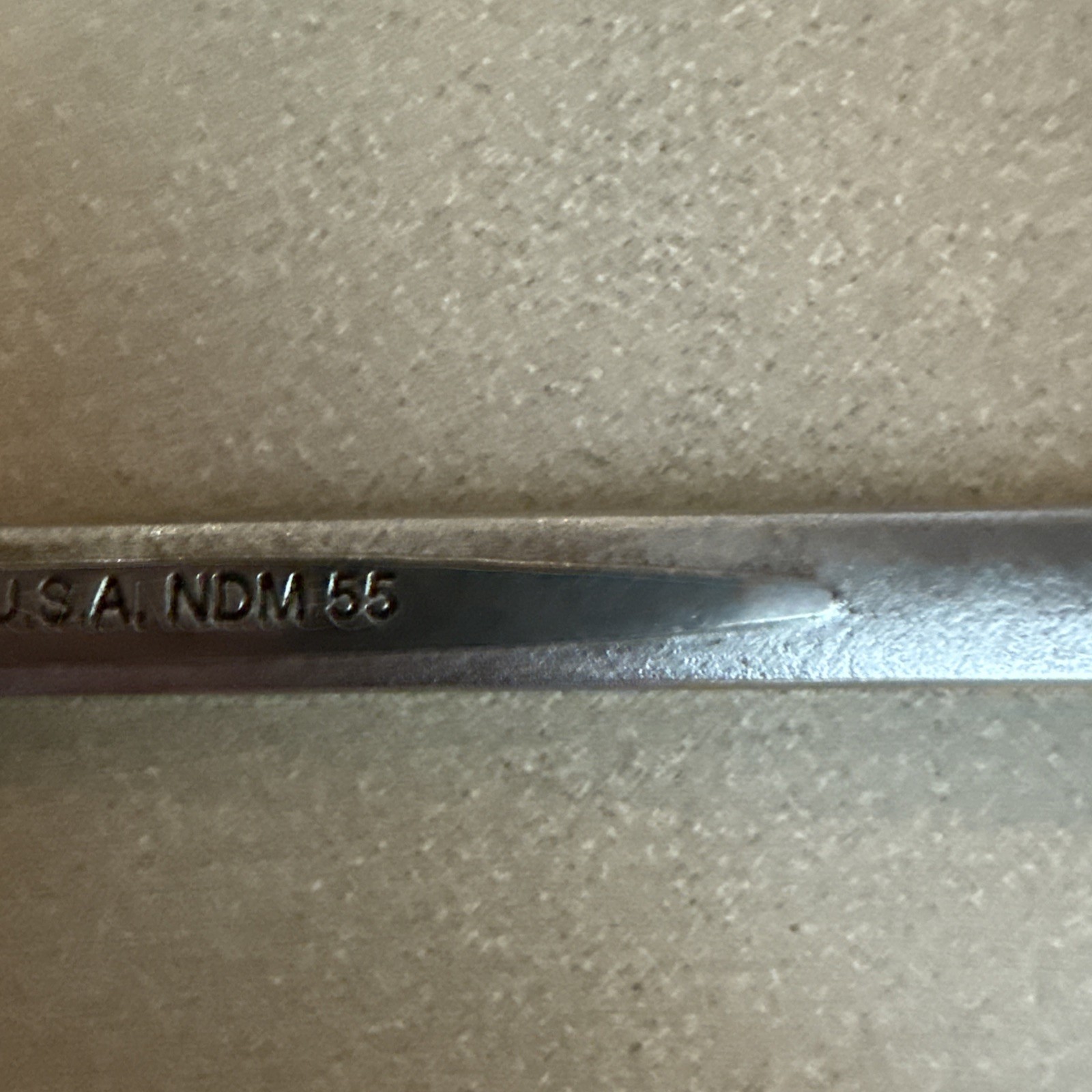 NAPA NDM55 15mm 12 Point SAE Chrome Combination Wrench USA