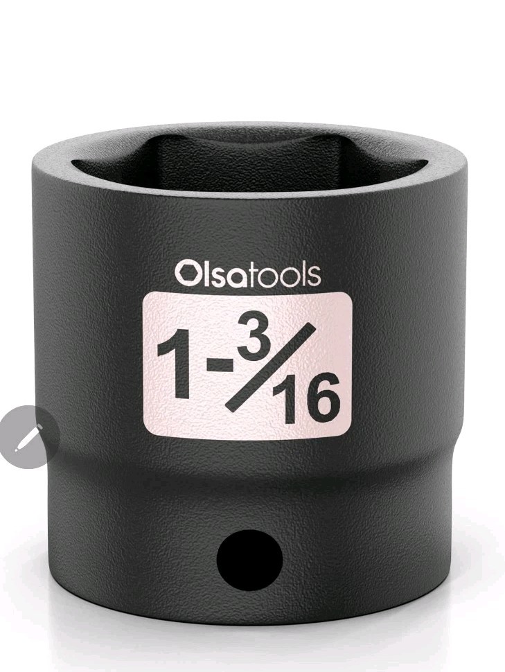 Olsa Tools 1/2-Inch Drive Shallow Impact Socket Expansion, 1 Pc – SAE Cr-Mo…