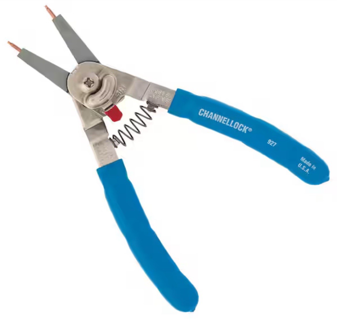 Channellock 8″ Int/ Ext Snap Ring/ Retaining Ring Pliers w/Assorted Tips USA 927