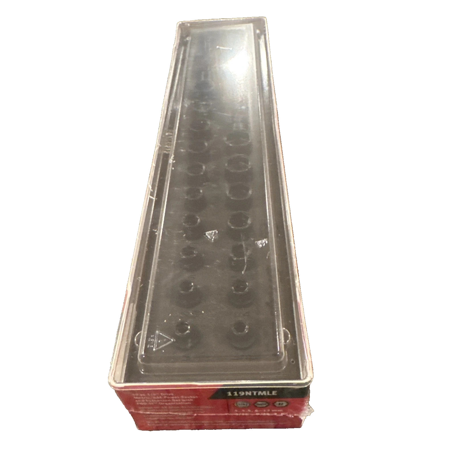 Snap-on 19pc 1/4”dr metric/sae power socket & extension foam set 119ntmle NEW