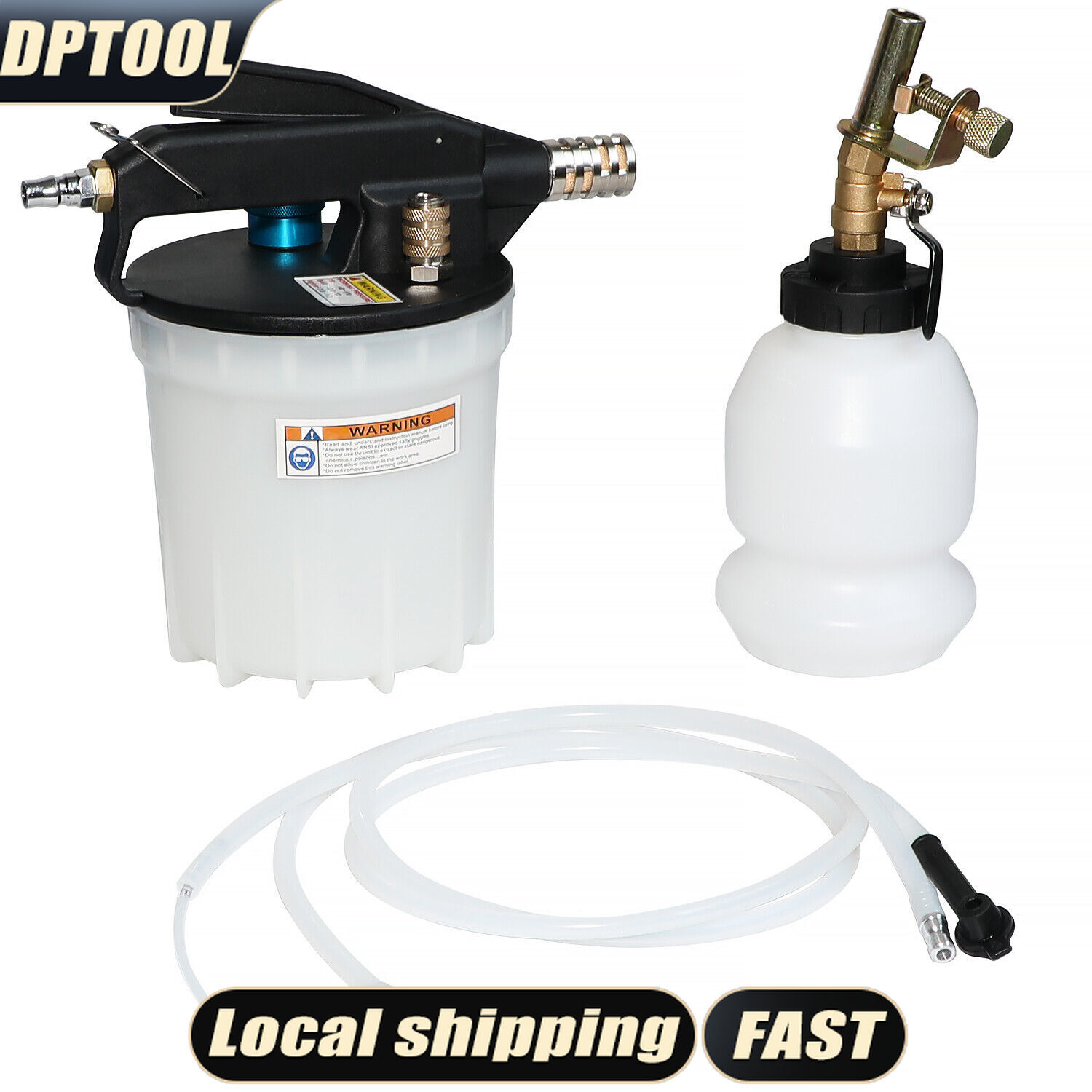 2L Car Brake Bleeding Clutch Fluid Bleeder Pneumatic Vacuum Pump Tester Tool Kit