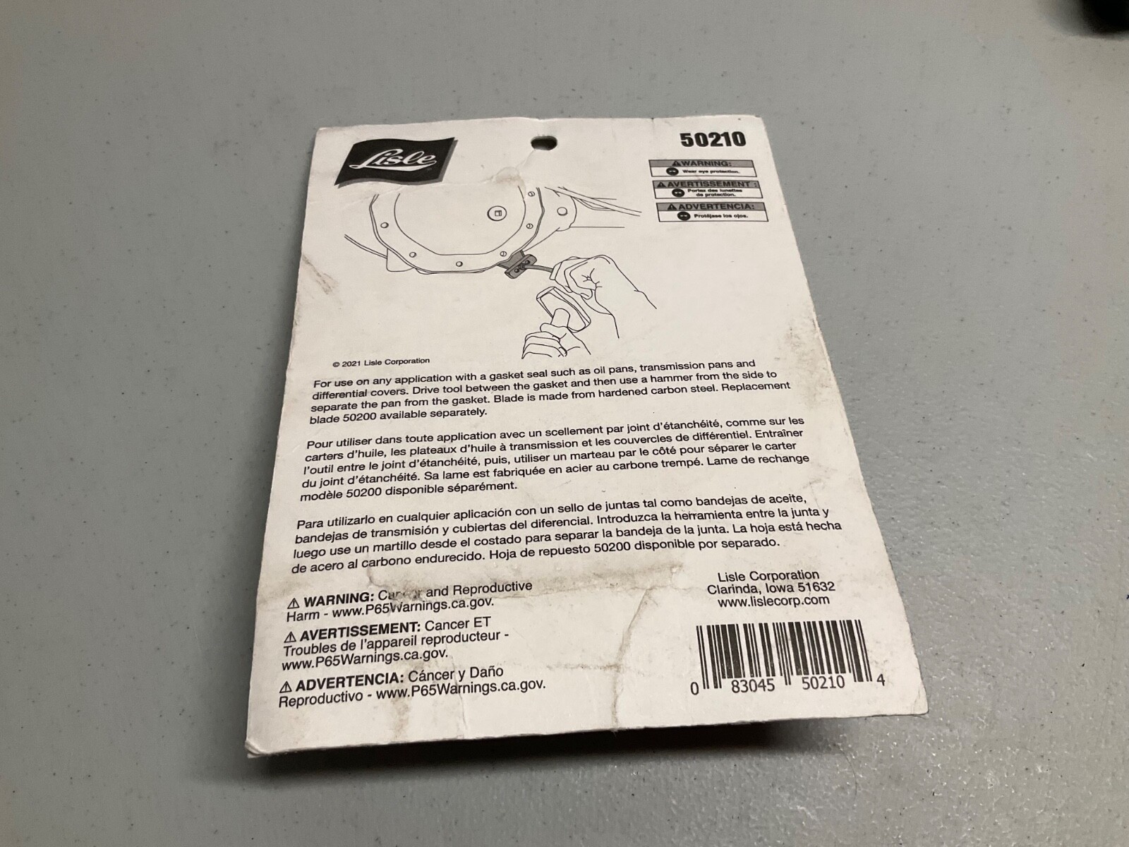 New Lisle Gasket Separator Tool #50210