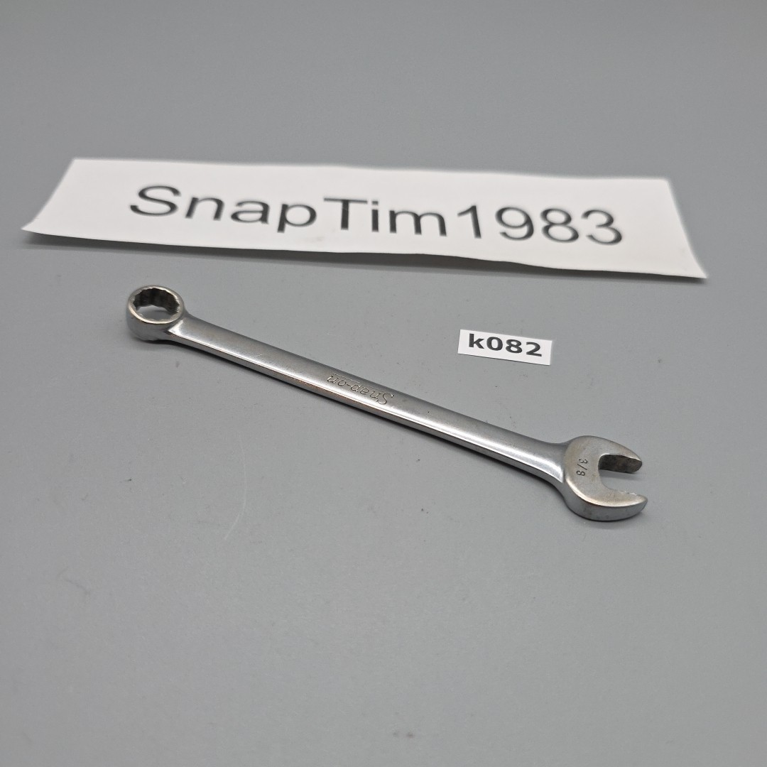 Snap-on Tools 3/8″ 12PT SAE Short Chrome Combination Wrench OEX120 USA