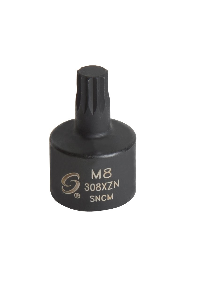 3/8 Dr. M8 Stubby Triple Square Impact Socket