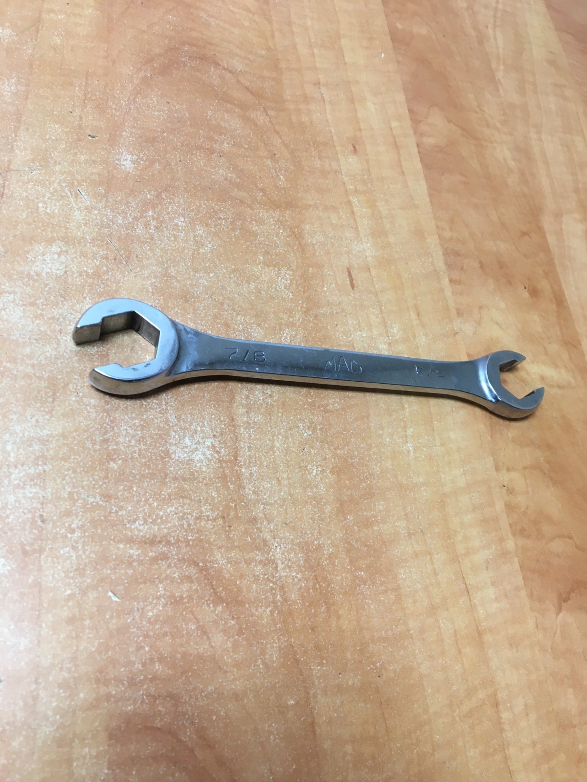 Mac Tools 3/4″-7/8″ 6PT SAE Chrome Flare Nut End Wrench OHB2428