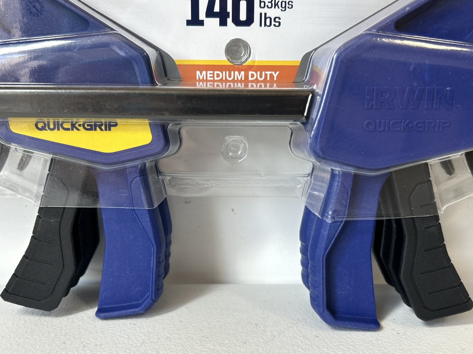 IRWIN Quick-Grip 1964758 One-Handed Mini Bar Clamp 4 Count Pack 140lb Blue NEW