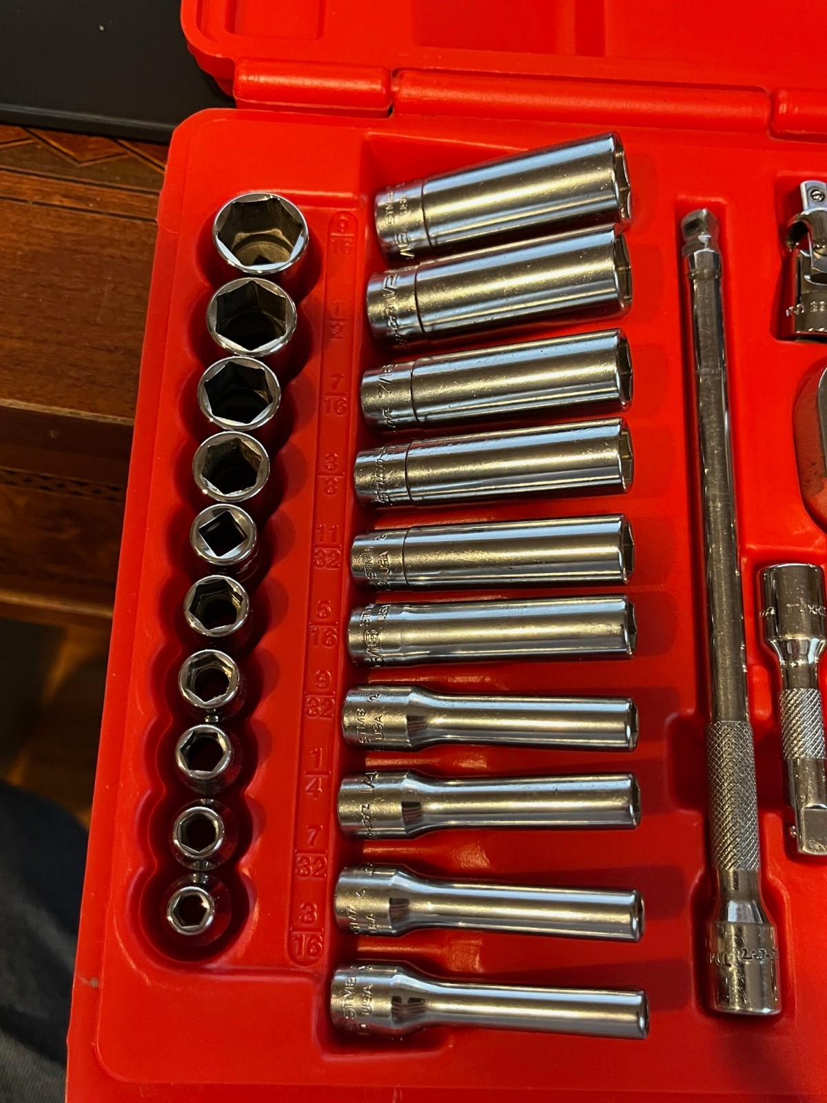 Snap-on 144TMPB 44 PC 1/4” Drive 6 pt General Service Set In PB99 Case NICE!