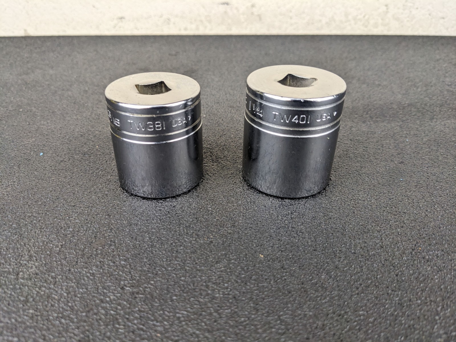 #bo270 Snap-on Tools USA NEW TW381 TW401 1/2″ Drive SAE 6pt Chrome Sockets