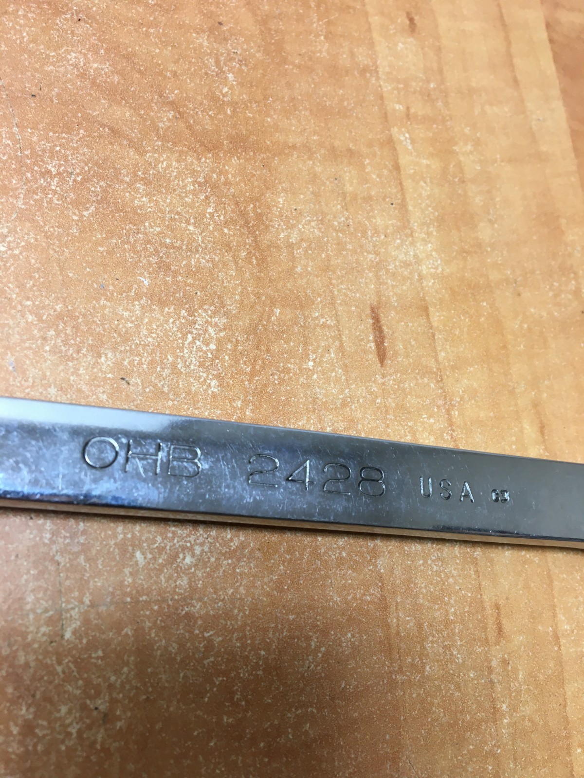 Mac Tools 3/4″-7/8″ 6PT SAE Chrome Flare Nut End Wrench OHB2428