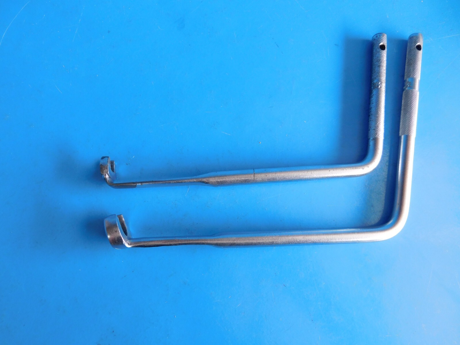 USED, SNAP ON PUSH ROD / LOCKNUT ADJUSTING WRENCHS,PART#M3518 & M3517B LOT OF 2