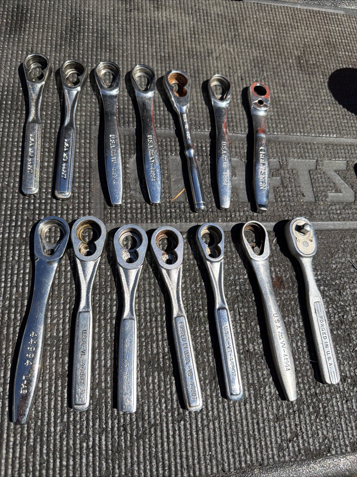 (14) Sears Craftsman 1/4” Drive Ratchet Body Forging ONLY LOT NO GUTS