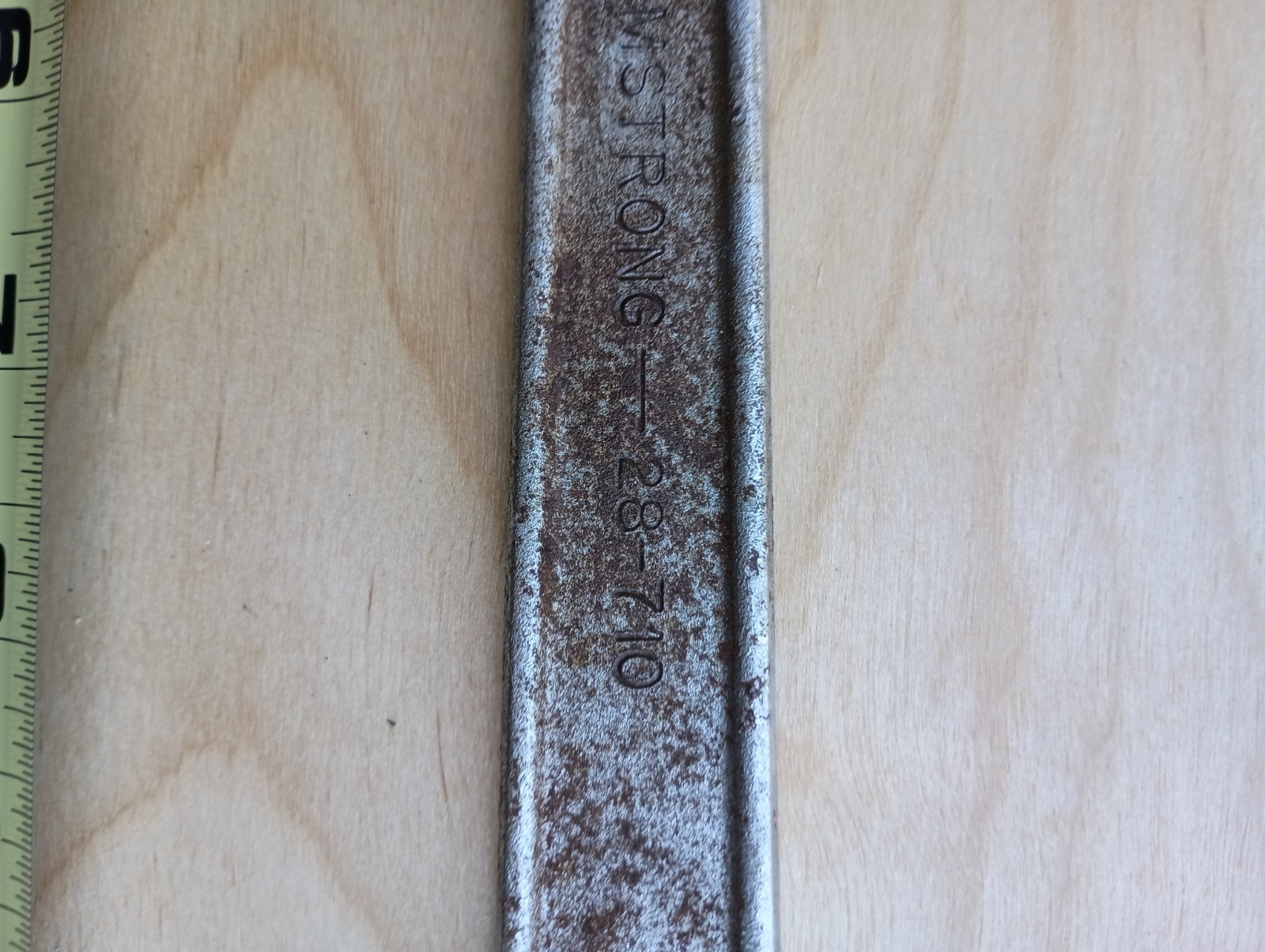 Good Vintage Armstrong Adjustable Crescent Wrench 10” USA 250MM 28-710 1-1/8