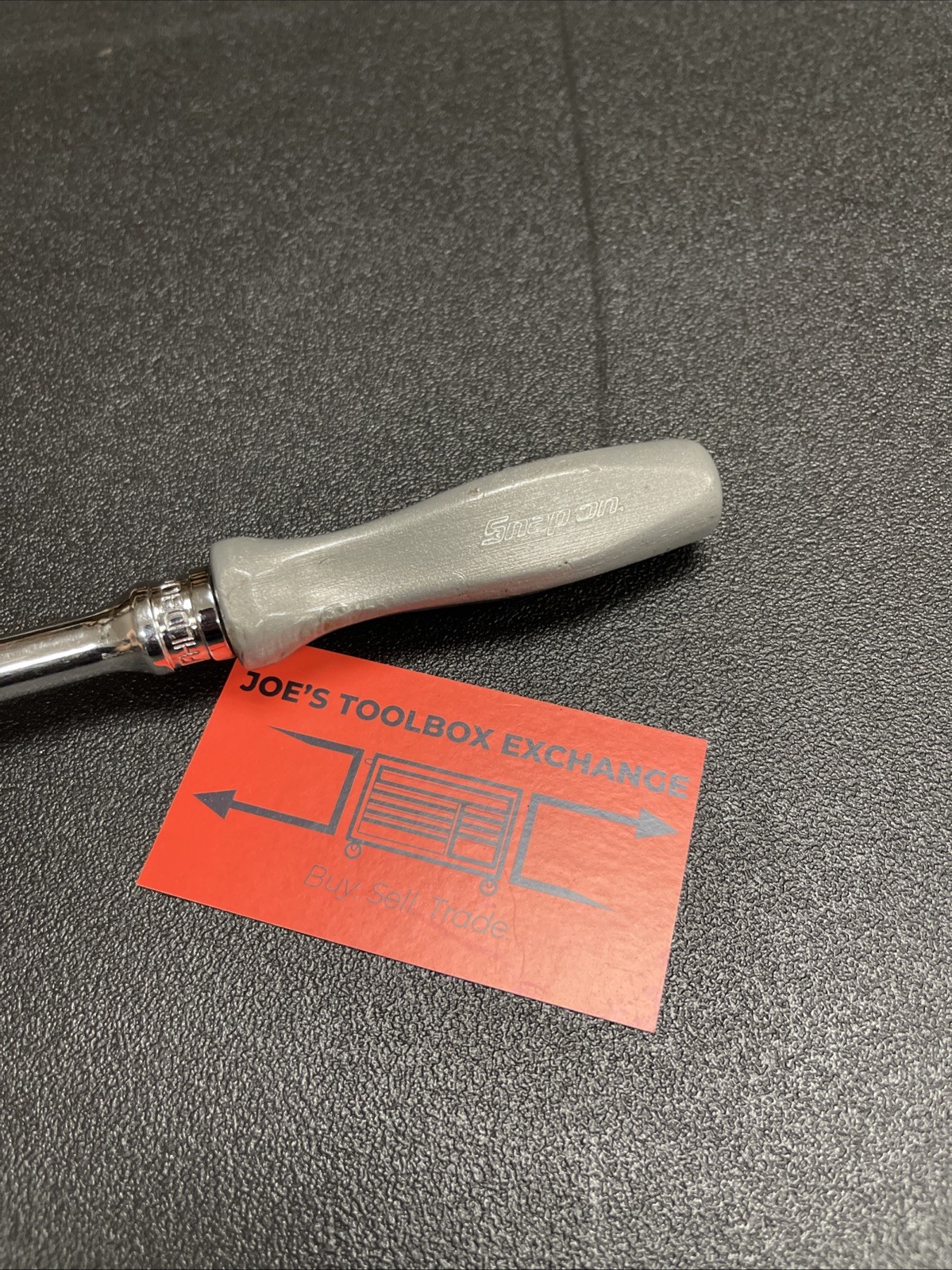 Snap-on Tools USA 3/8″ Drive DARK TITANIUM Hard Handle LONG Ratchet FHLD80DT