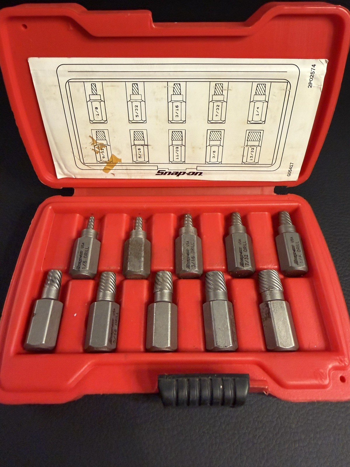Snap-On Tools REX10B Screw Extractor Set