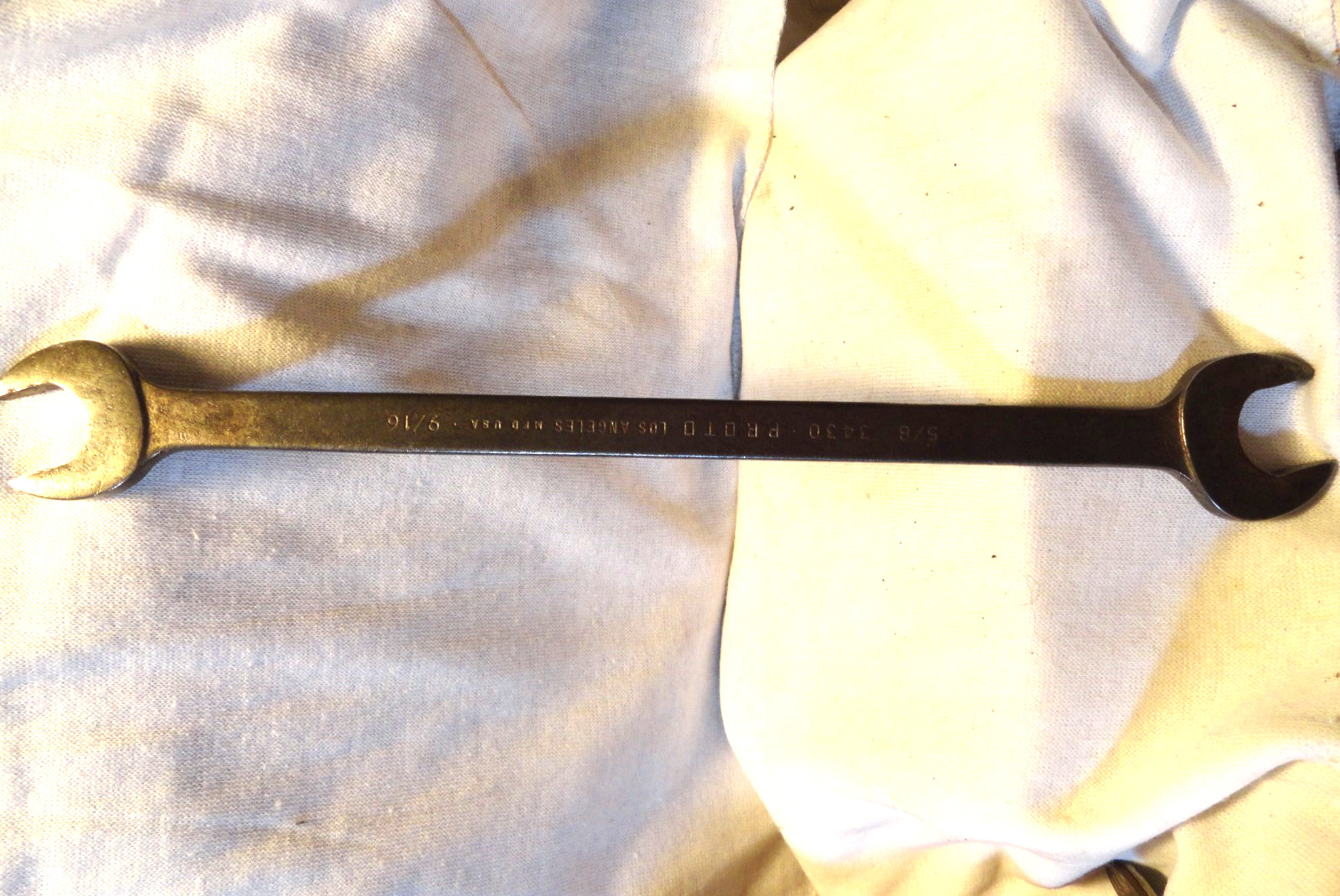 PROTO THIN TAPPET WRENCH DOUBLE OPEN END #3430 USA 9/16″ X 5/8″ FAST FREE SHIP