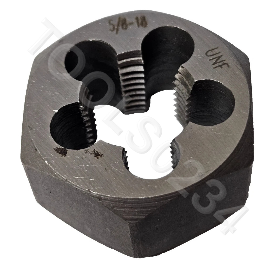 5/8-18 NF x 1-3/16″ Hex Die Carbon Steel Rethreading Drill America