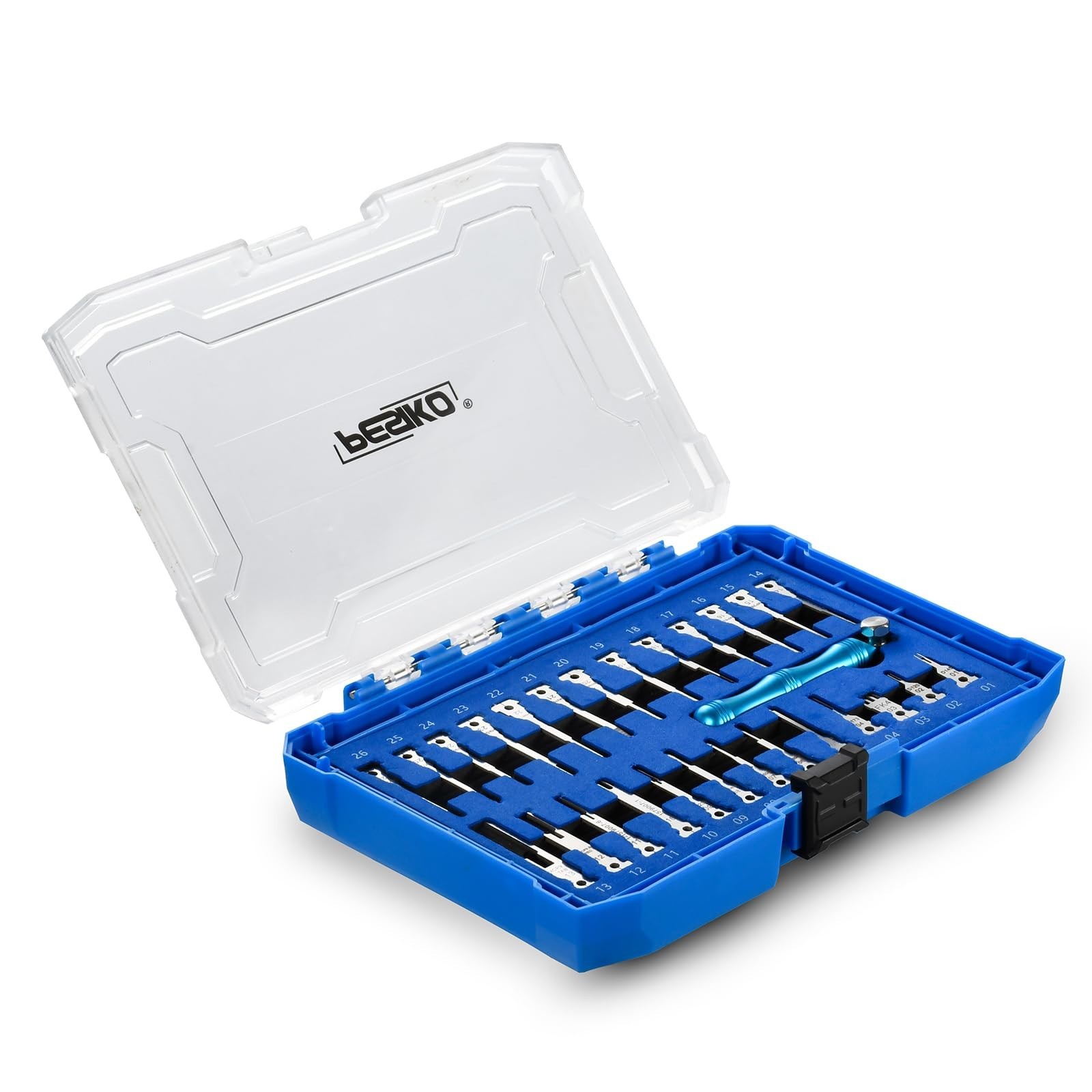 26PCS Terminal Removal Tool Kit – Interchangeable Tips for Deutsch, Molex, AMP,