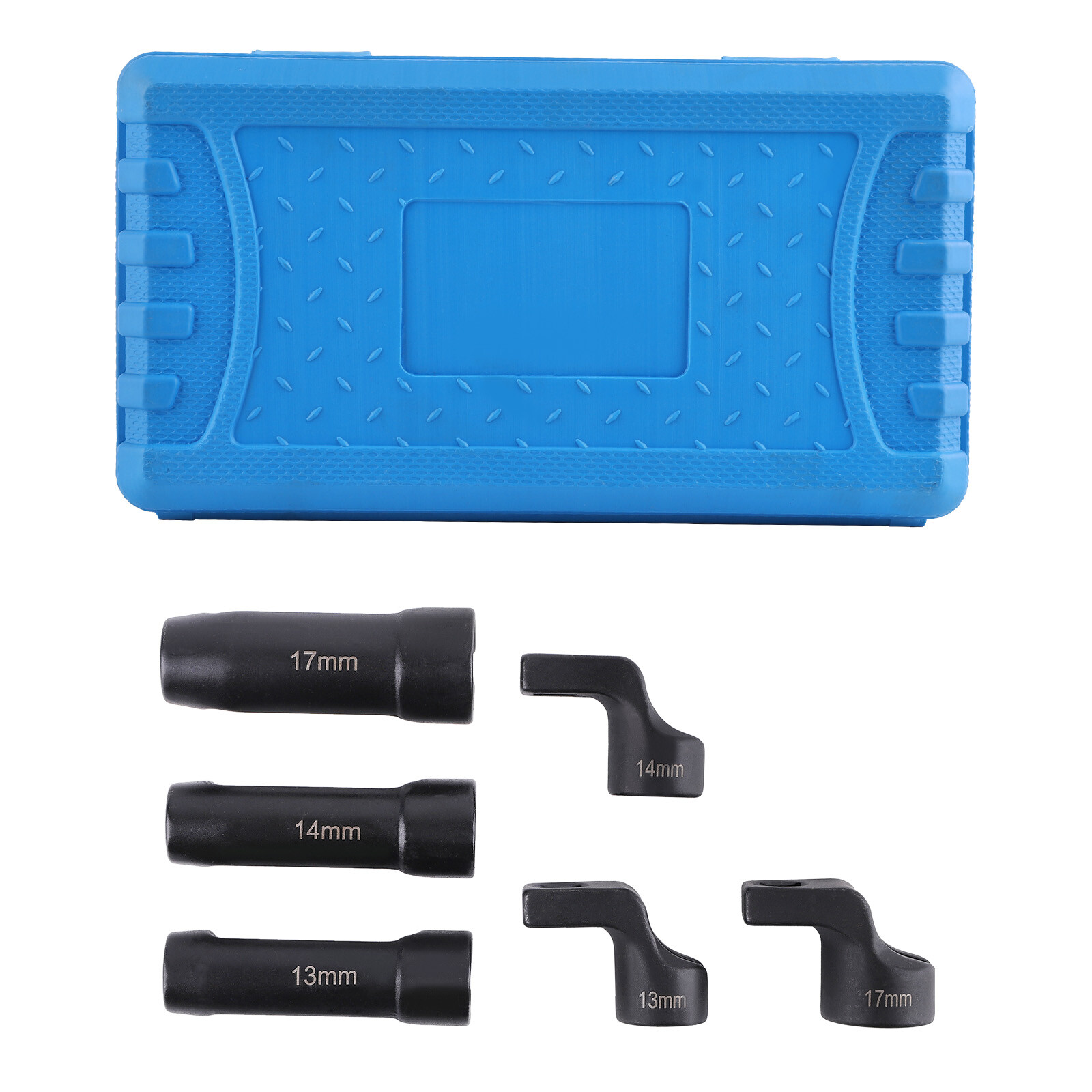 6pcs Egt Sensor Socket Set, Straight & Offset 13mm 14mm 17mm 3/8″ Drive