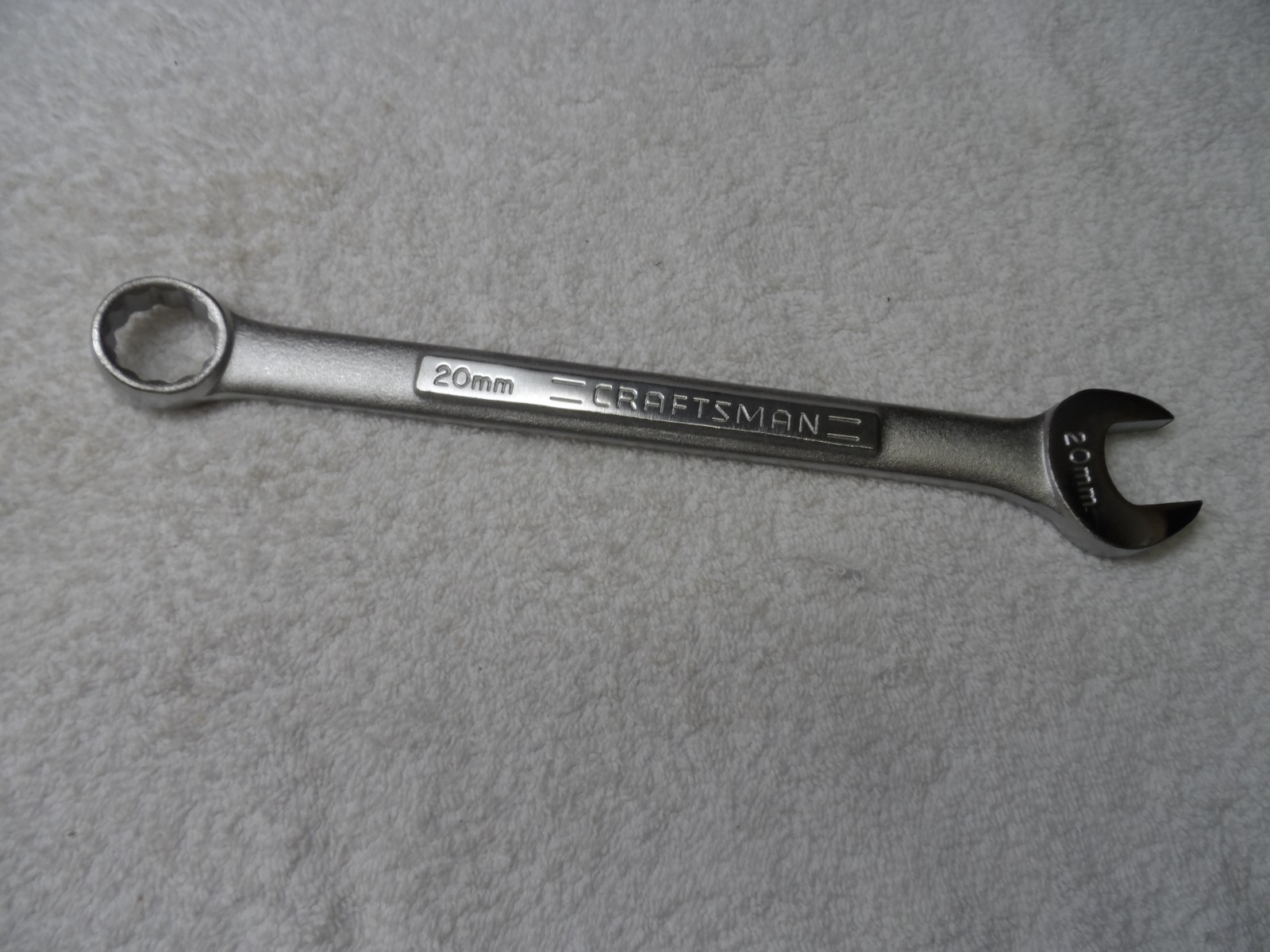 Craftsman Metric MM Combination Wrench, 12pt, 20mm – Part # 42937 A-AE